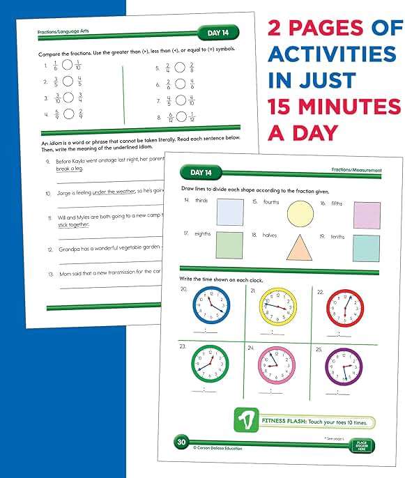Summer Bridge Activities 3rd to 4th Grade Workbook, Activity Book with Math, Reading Comprehension, Science, Fitness, Social Studies, Writing Practice, and Flash Cards (Volume 5) - Image 6