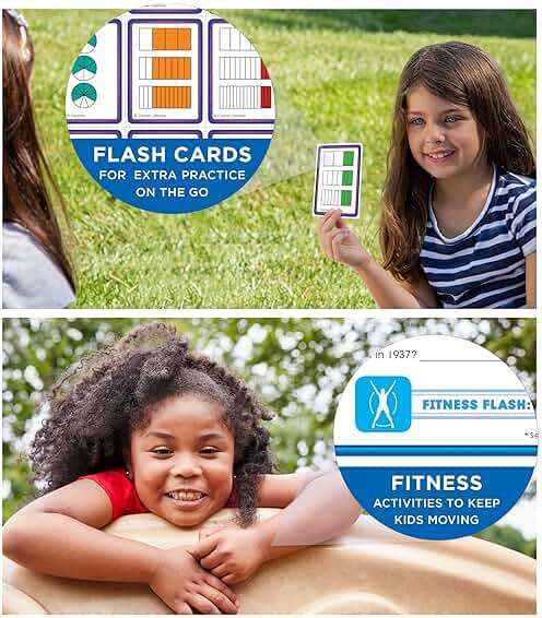 Summer Bridge Activities 3rd to 4th Grade Workbook, Activity Book with Math, Reading Comprehension, Science, Fitness, Social Studies, Writing Practice, and Flash Cards (Volume 5) - Image 8