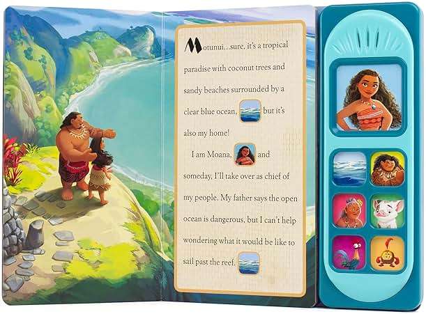 Disney Moana - I Am Moana Little Sound Book - PI Kids (Disney Moana: Play-A-Sound) (Play-A-Song) - Image 5