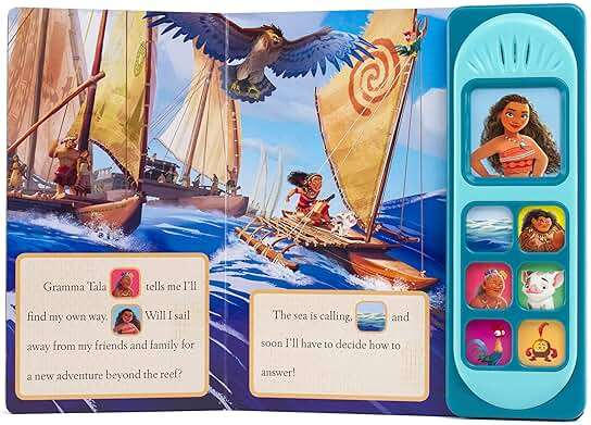 Disney Moana - I Am Moana Little Sound Book - PI Kids (Disney Moana: Play-A-Sound) (Play-A-Song) - Image 6