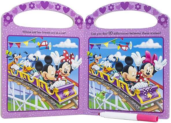 Disney Minnie Mouse - Write-and-Erase Look and Find - Wipe Clean Learning Board - PI Kids - Image 3