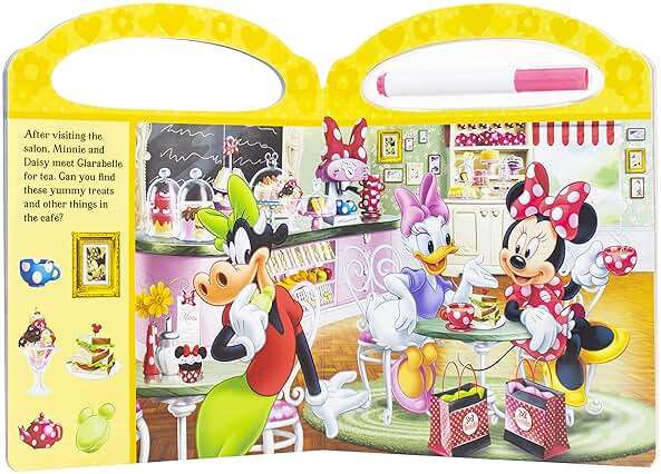Disney Minnie Mouse - Write-and-Erase Look and Find - Wipe Clean Learning Board - PI Kids - Image 4