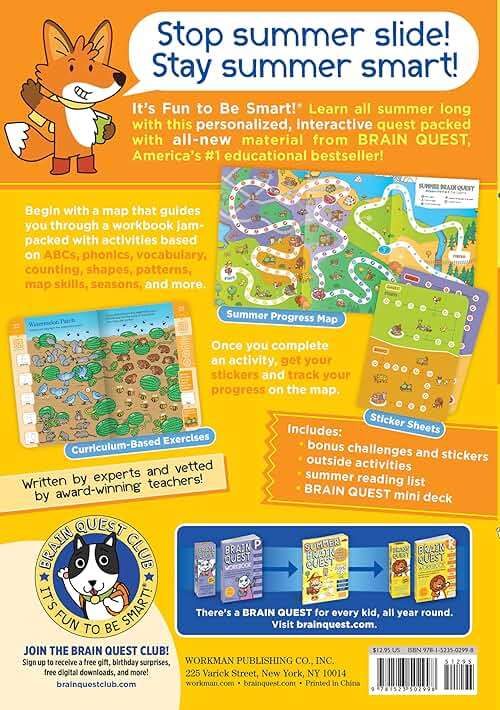 Summer Brain Quest: Between Grades Pre-K & K - Image 2