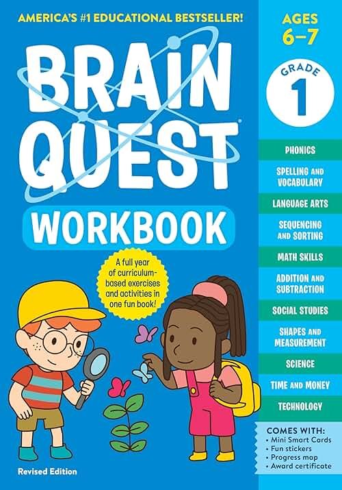 Brain Quest Workbook: 1st Grade Revised Edition - Product Image