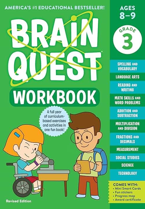 Brain Quest Workbook: 3rd Grade Revised Edition - Product Image