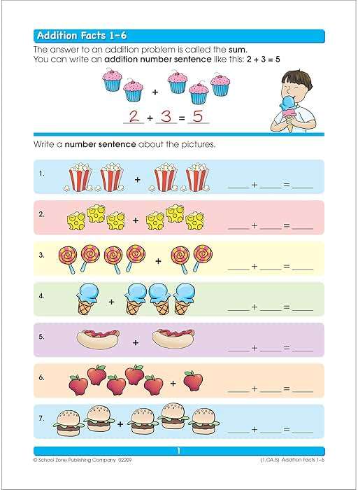 School Zone Addition & Subtraction Workbook: 64 Pages, 1st Grade, 2nd Grade, Elementary Math, Sums, Differences, Place Value, Regrouping, Fact Tables, Ages 6-8 (I Know It! Book Series) - Image 2