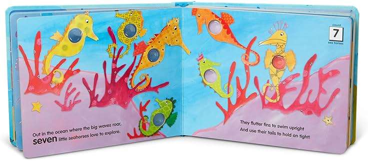 Melissa & Doug Poke-a-Dot! Who’s in the Ocean? Interactive Children's Board Book with Buttons to Pop, Educational Sensory Toy for Toddlers & Preschoolers Ages 3+ - FSC Certified - Image 9