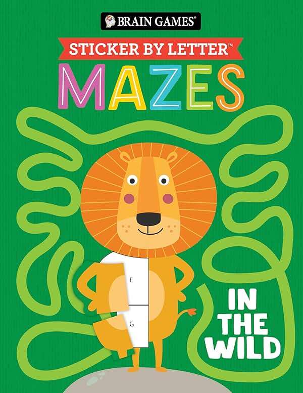 Brain Games - Sticker by Letter - Mazes: In the Wild - Image 1