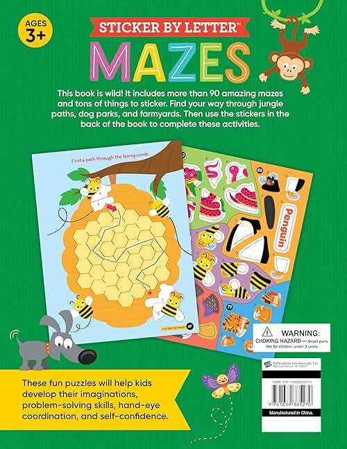 Brain Games - Sticker by Letter - Mazes: In the Wild - Image 2