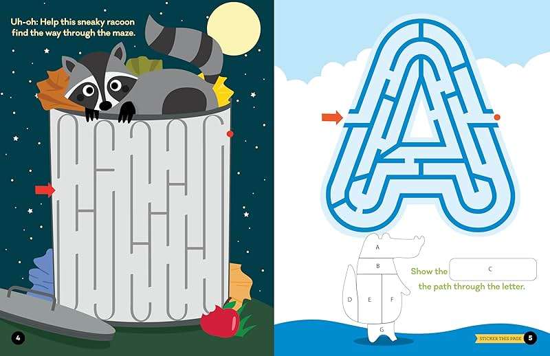 Brain Games - Sticker by Letter - Mazes: In the Wild - Image 3