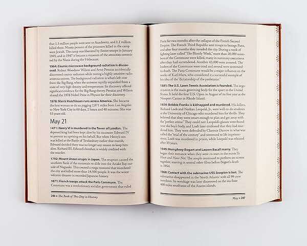 The Book of This Day in History: Big Book of 365 Days of Events & Milestones | Hardcover Gift for History Buffs, Educators, Students & Trivia Lovers - Image 5
