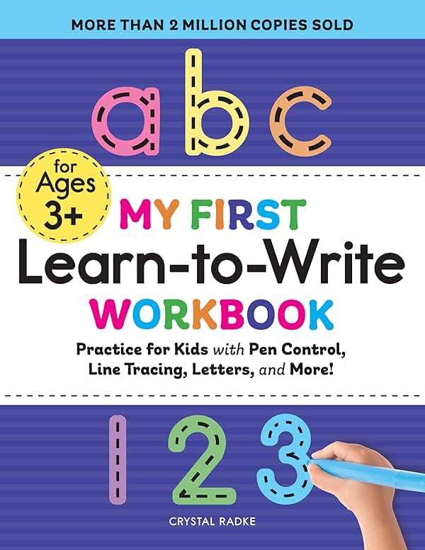 My First Learn-to-Write Workbook: Practice for Kids with Pen Control, Line Tracing, Letters, and More! - Image 1