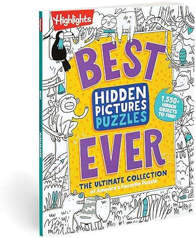 Best Hidden Pictures Puzzles EVER: 144-Page Puzzle Book with Over 1,500 Hidden Objects, Classic Search-and-Find Puzzles and Travel Activities for Kids Ages 6 and Up (Highlights Hidden Pictures) - Image 7