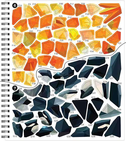 Brain Games - Sticker by Number: Ocean Treasures (13 Images to Sticker) - Image 5