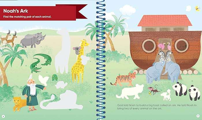 Brain Games - Sticker Activity: Bible (For Kids Ages 3-6) - Image 4