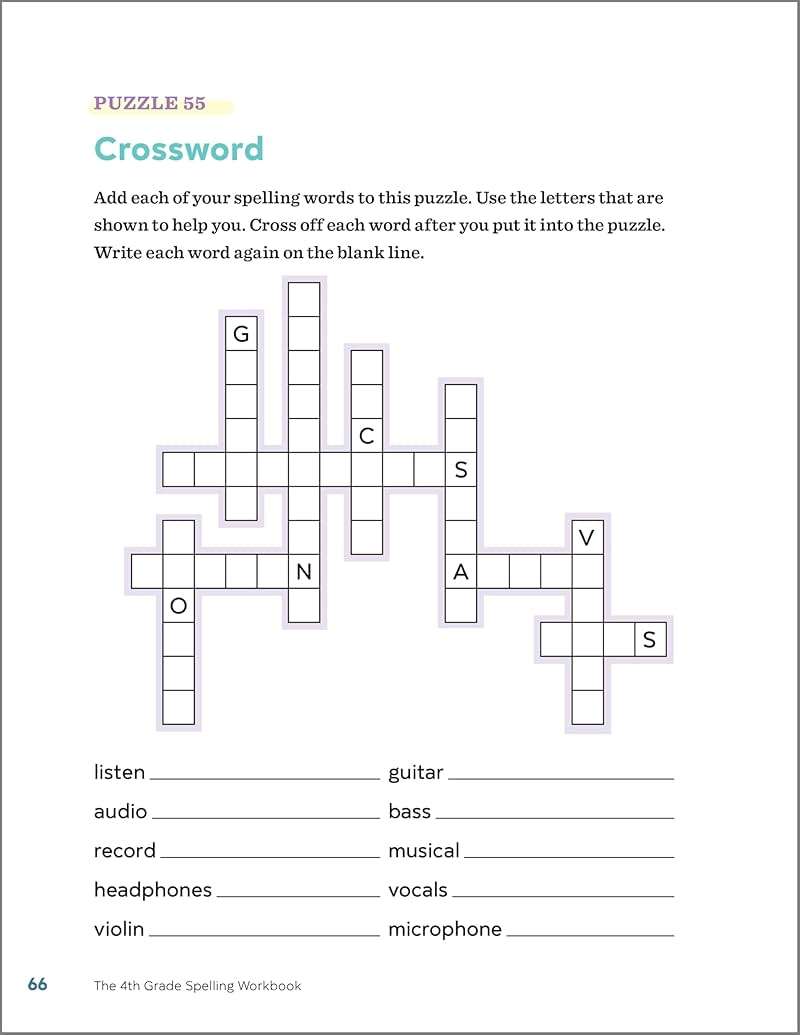 The 4th Grade Spelling Workbook: 95+ Games and Puzzles to Improve Spelling Skills - Image 4