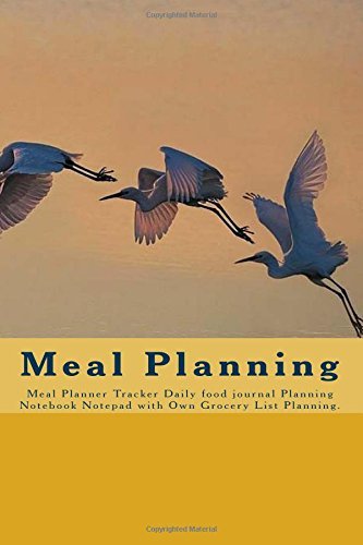 Meal Planning: Meal Planner Tracker Daily food journal Planning Notebook Notepad with Own Grocery List Planning. - Product Image
