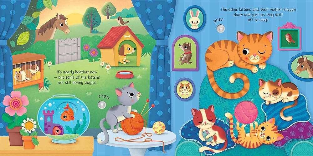 Pets Sound Book: A Delightfully Tactile and Illustrated Book About Cats and Dogs for Children (Ages 3-5) - Image 4