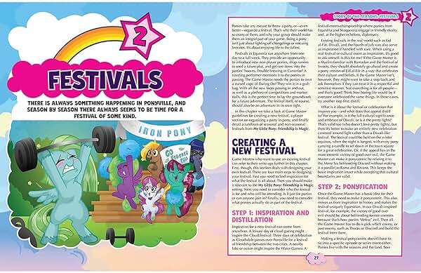 Renegade Game Studios My Little Pony RPG Seasonal Adventures Expansion Hardcover Sourcebook Book - Image 4