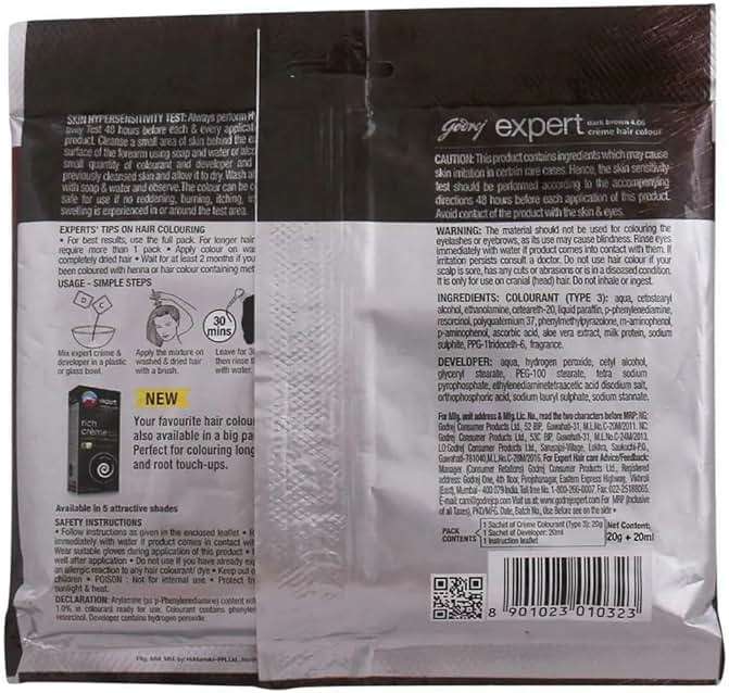 Godrej Expert Rich Creme Hair Colour Dark (Pack Of 5) Brown - Image 2