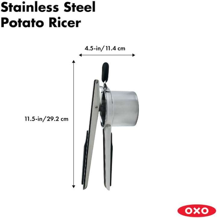 OXO Good Grips Stainless Steel Potato Ricer - Image 3