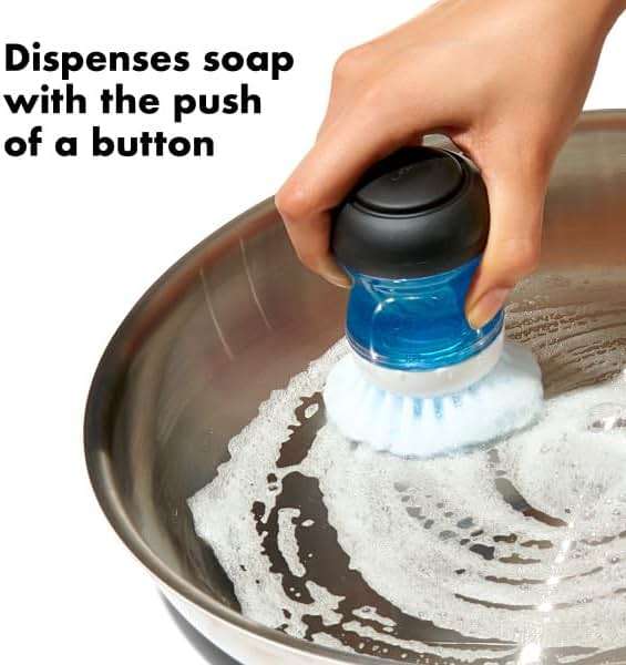 OXO Good Grips Soap Dispensing Palm Brush - Image 3