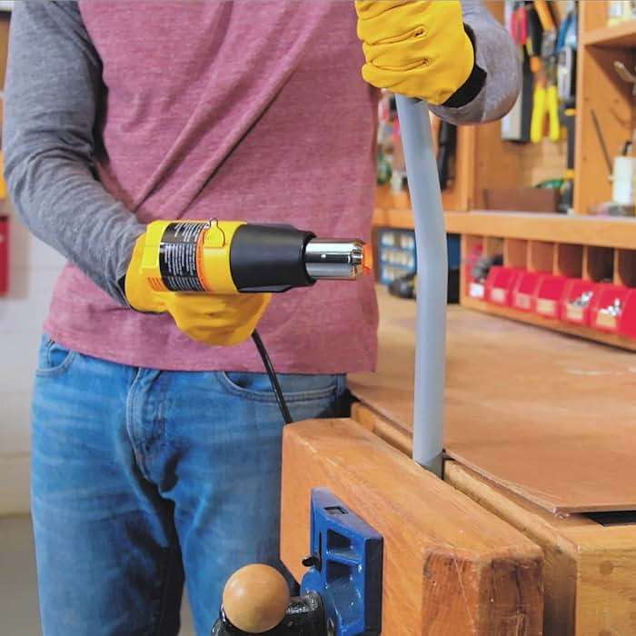 Wagner Spraytech 0503008 HT1000 Heat Gun, 2 Temp Settings 750ᵒF & 1000ᵒF, Great for Soften Paint, Caulking, Adhesive, Putty Removal, Shrink Wrap, Bend Plastic Pipes, Loosen Rusted Nuts Bolts, Yellow - Image 10