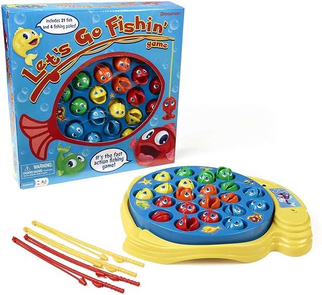 Let's Go Fishin' Game by Pressman - The Original Fast-Action Fishing Game!, 1-4 players - Image 2