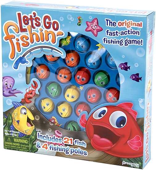 Let's Go Fishin' Game by Pressman - The Original Fast-Action Fishing Game!, 1-4 players - Image 6