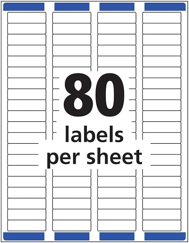 Avery Printable Return Address Labels with Sure Feed, 0.5" x 1.75", White, 2,000 Blank Mailing Labels (05267) - Image 5