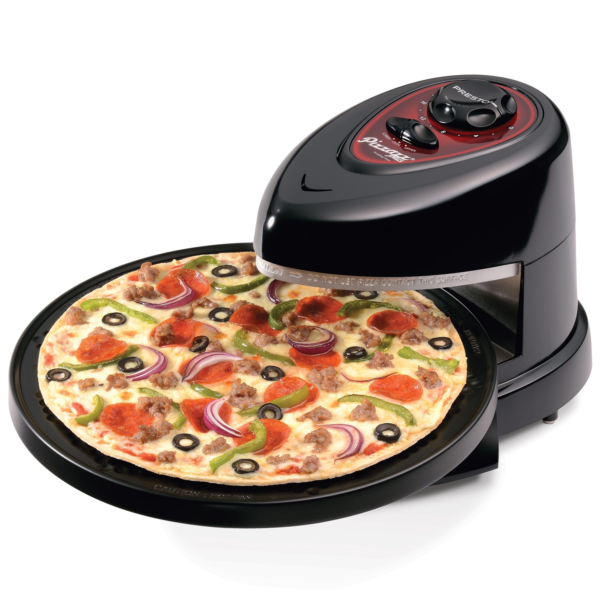 Presto 03430 Pizzazz Plus Rotating Oven, Black - Product Image