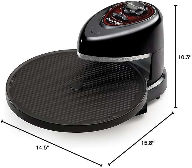 Presto 03430 Pizzazz Plus Rotating Oven, Black - Image 3