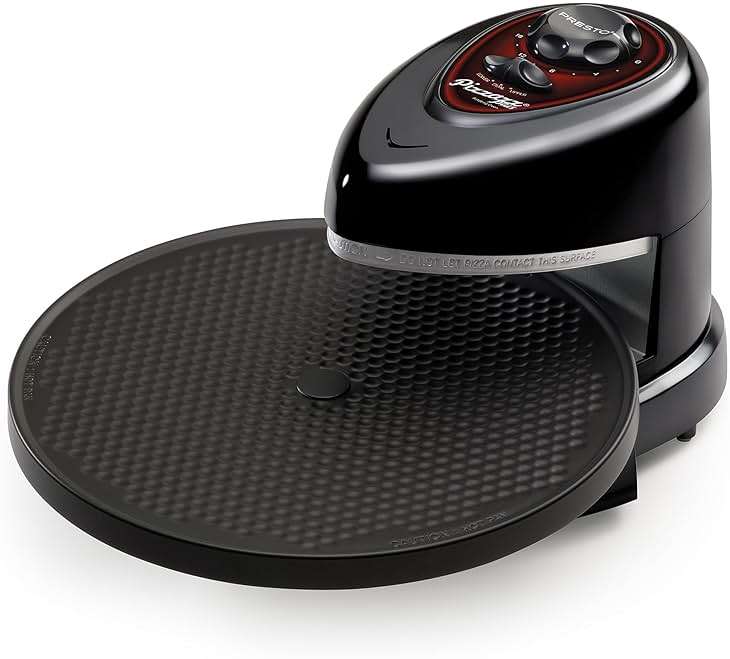 Presto 03430 Pizzazz Plus Rotating Oven, Black - Image 4