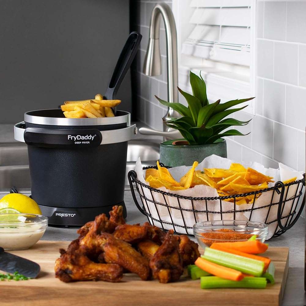 Presto 05420 FryDaddy Electric Deep Fryer,Black - Image 2