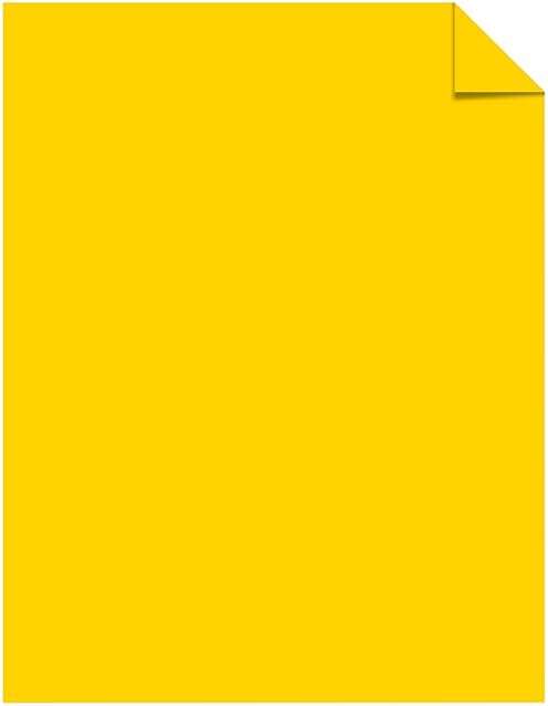 Neenah Astrobrights Bright Color Paper, 8 1/2in. x 11in., 24 Lb, FSC Certified, Solar Yellow, Ream Of 500 Sheets, 21538 - Image 7