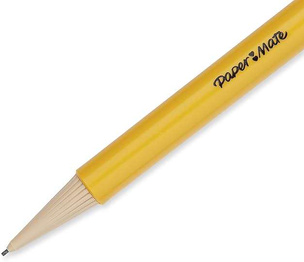Paper Mate SharpWriter Mechanical Pencils, 0.7mm, HB #2, Yellow, 12 Count - Image 2