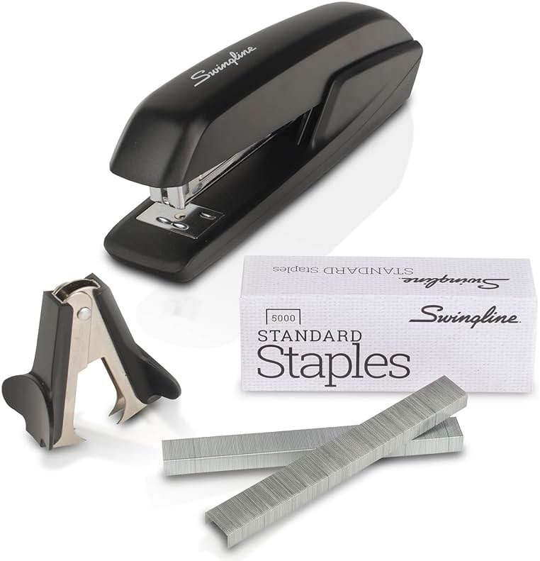 Swingline Stapler Value Pack, 20 Sheet Capacity, Jam Free, includes Standard Stapler, 5000 Staples and Staple Remover, Black (54551) - Product Image