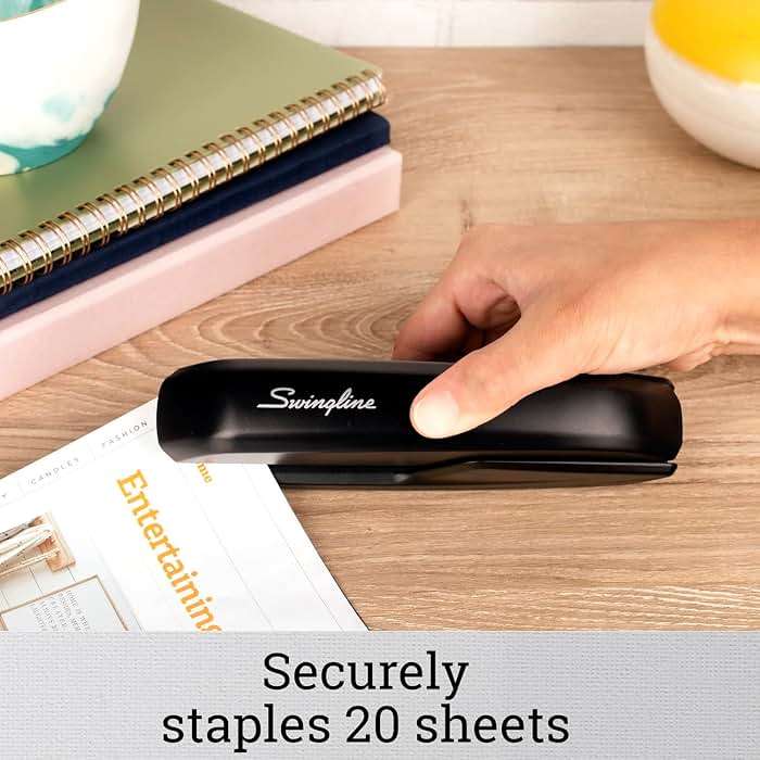 Swingline Stapler Value Pack, 20 Sheet Capacity, Jam Free, includes Standard Stapler, 5000 Staples and Staple Remover, Black (54551) - Image 3