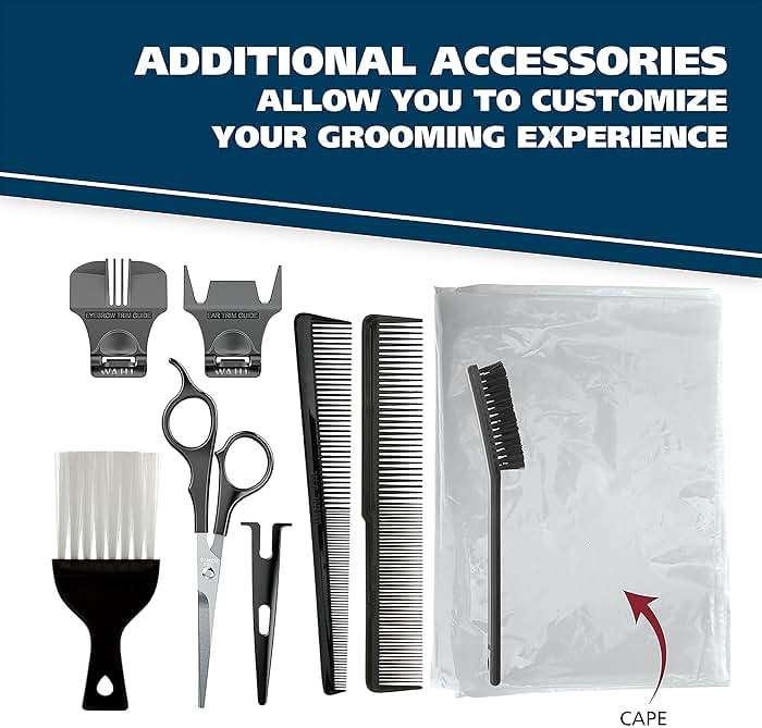 Wahl Clipper USA Color Pro Complete Haircutting Kit with Easy Color Coded Guide Combs - Corded Clipper for Hair Clipping & Grooming Men, Women, & Children - Model 79300-1001M - Image 3