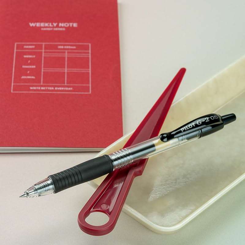 Pilot G2 Premium Gel Roller Pens, Extra Fine Point 0.5 mm, Gel Pens Black Ink, Pack of 12 - Ideal for School, Journaling & Office Writing - Image 2