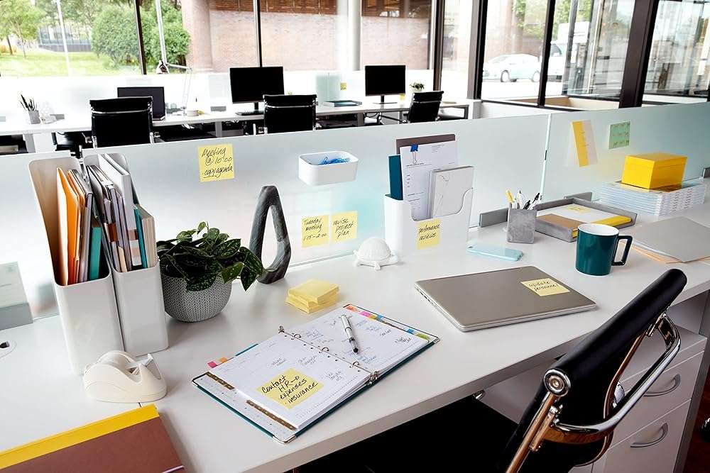 Post-it Notes, 3 in x 5 in, 12 Sticky Notes Pads, 100 Sheets per Pad, Canary Yellow, The Original Post-it Note, School Supplies and Office Products - Image 2