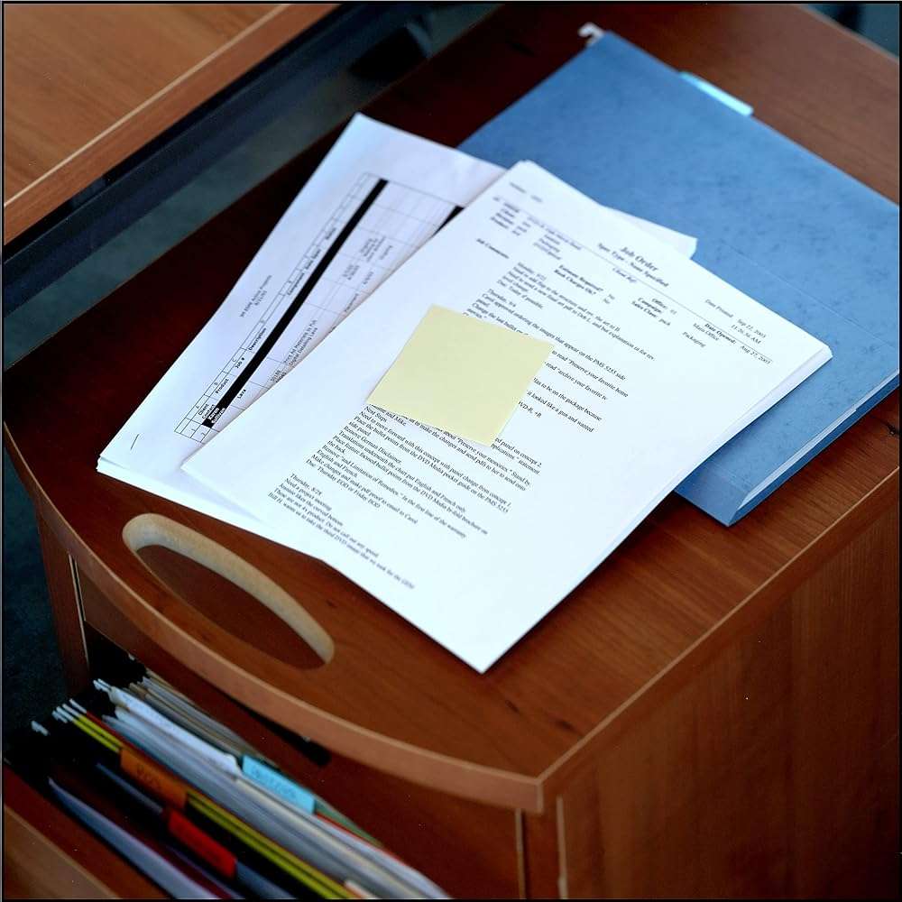 Post-it Notes, 3 in x 3 in, 4 Sticky Notes Pads, 50 Sheets per Pad, The Iconic Canary Yellow Note, School Supplies and Office Products - Image 7