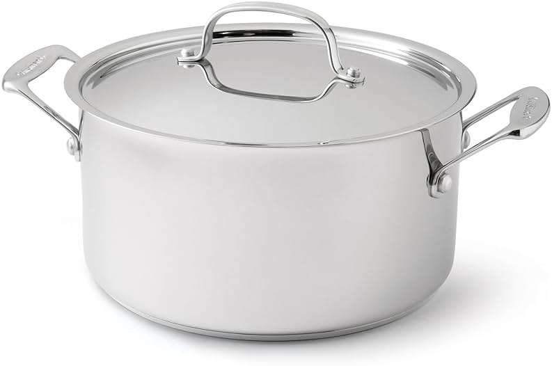 Cuisinart 744-24 Chef's Classic Stainless Stockpot with Cover, 6-Quart,Silver - Image 1