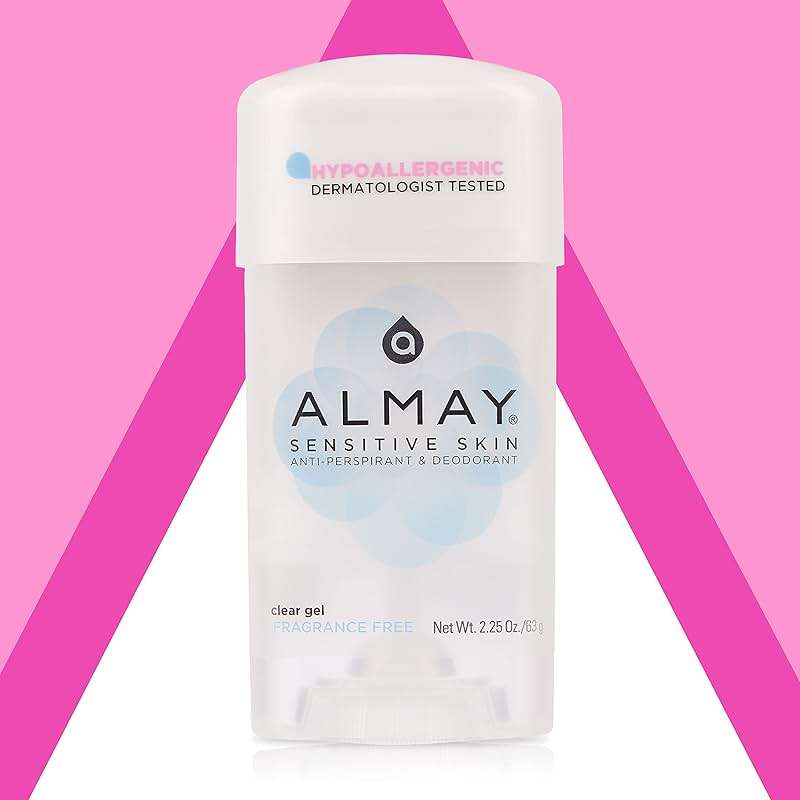 Almay Deodorant for Women, Gel Antiperspirant, Hypoallergenic, Dermatologist Tested for Sensitive Skin, Fragrance Free, 2.25 Oz - Image 5