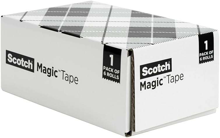 Scotch Magic Tape, Invisible, Home Office Supplies and Back to School Supplies for College and Classrooms, 6 Tape Rolls with Dispensers - Image 12