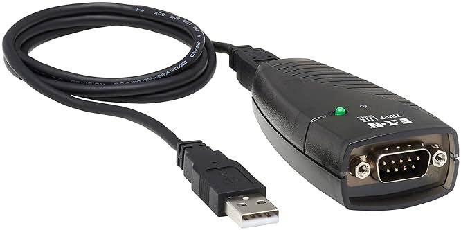 TRIPP LITE Keyspan High-Speed USB to Serial Adapter, PC & Mac, USB-A to DB9 RS232 Male, 3 Foot / 0.91 Meter Cable, 3-Year Warranty (USA-19HS) - Product Image