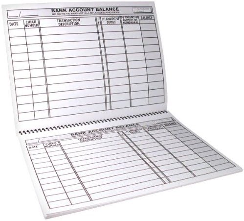 Large Print Check Deposit Register - Product Image