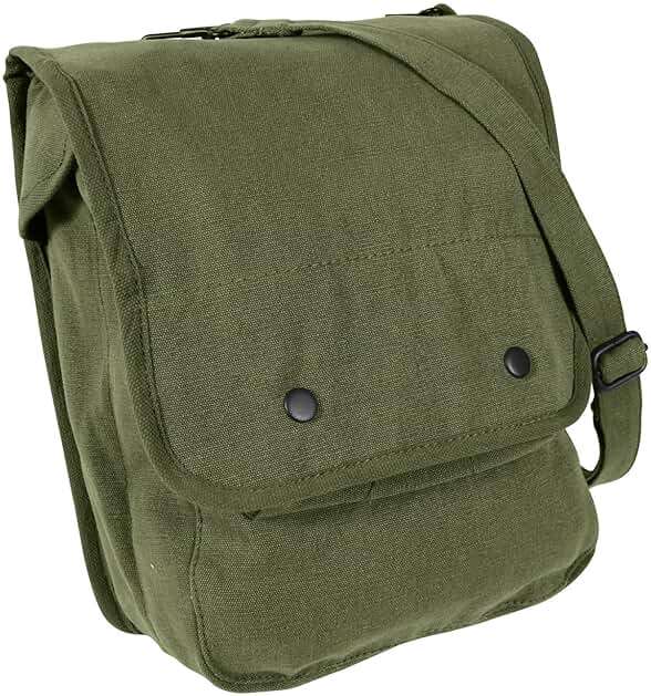 Rothco Canvas Map Case Shoulder Bag – Rugged Crossbody EDC Utility Storage - Image 1