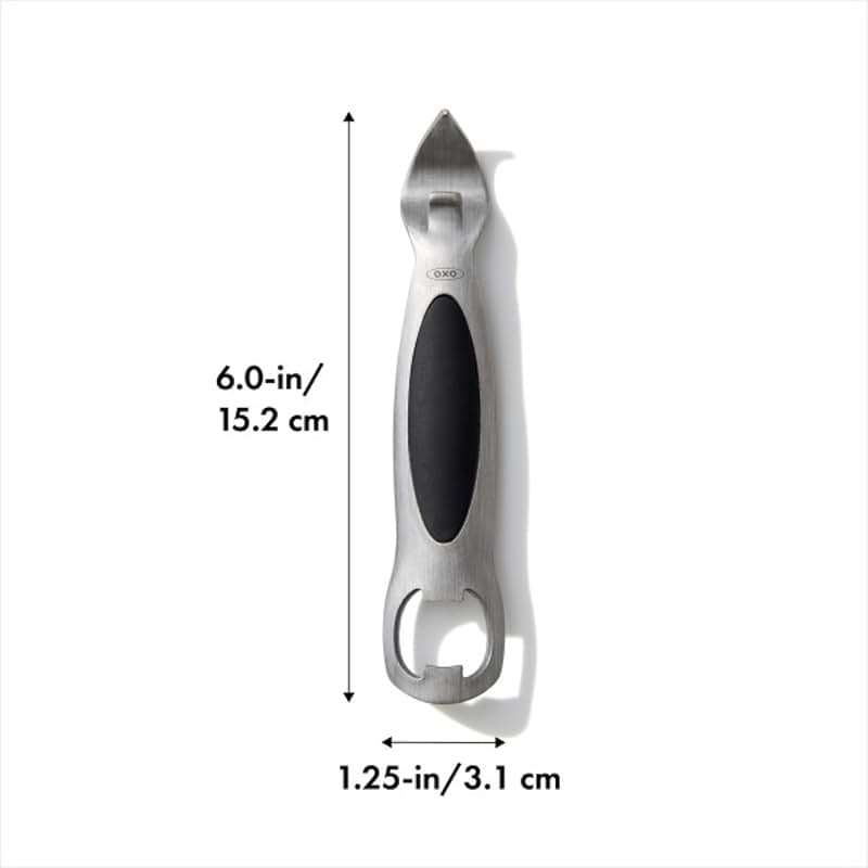 OXO SteeL Stainless Steel Bottle and Can Opener - Image 2