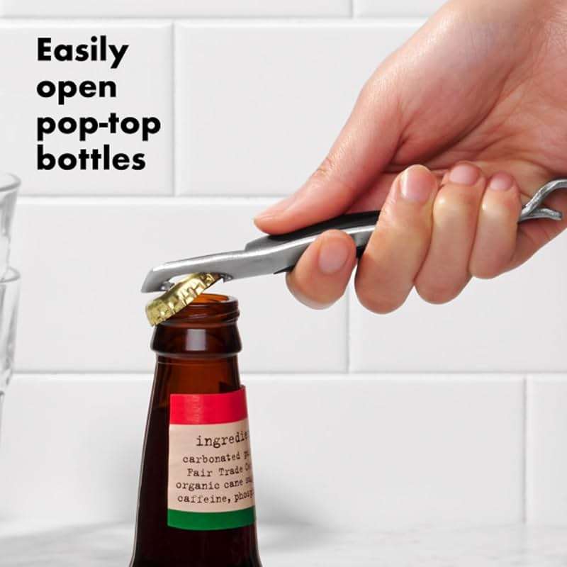 OXO SteeL Stainless Steel Bottle and Can Opener - Image 4